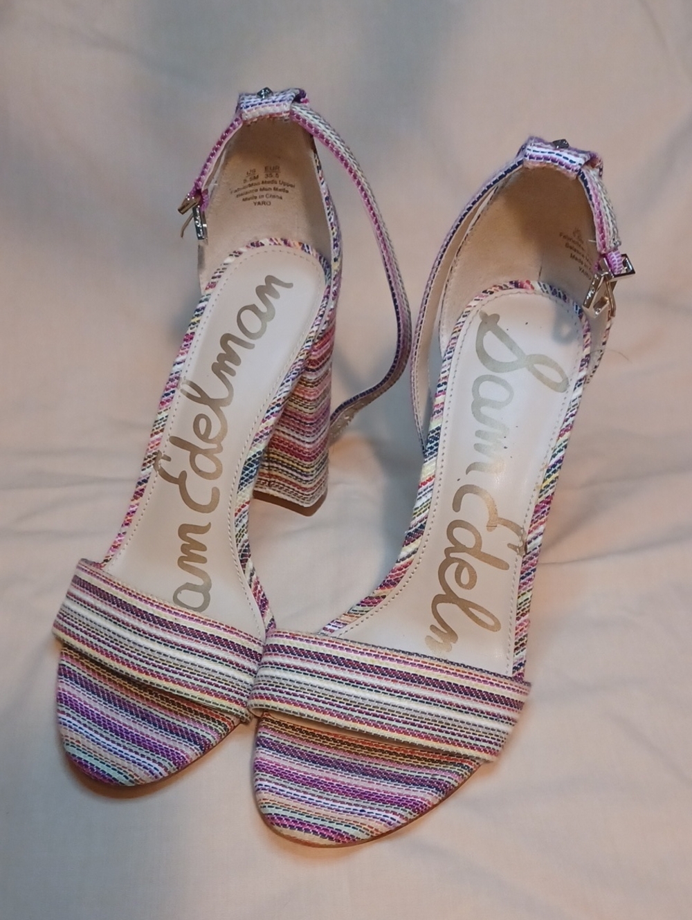 Sam Edelman Yaro Striped Heels